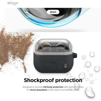 Cover Samsung Buds 3 / 3 Pro Duo Hang Case Elago - Black